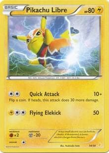 Pikachu Libre (Non-Holo)