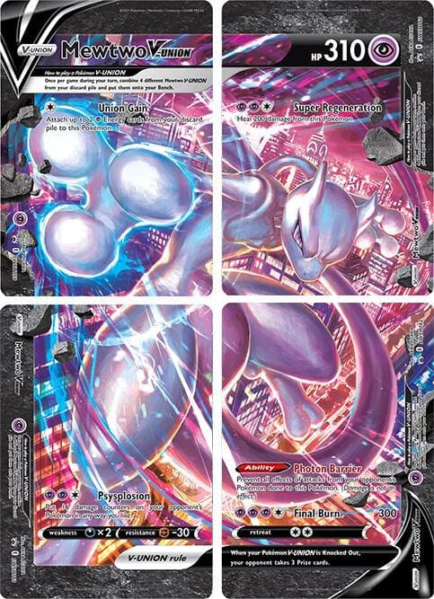 Mewtwo V-UNION [Set of 4]